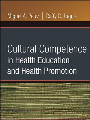 cover image of Cultural Competence in Health Education and Health Promotion